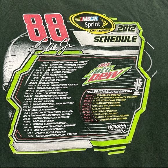 Nascar Green Dale Jr. Graphic Tee - Picture 9 of 10